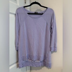 2/$20 Cable & Gauge Lavender 3/4 sleeve Sweatshirt